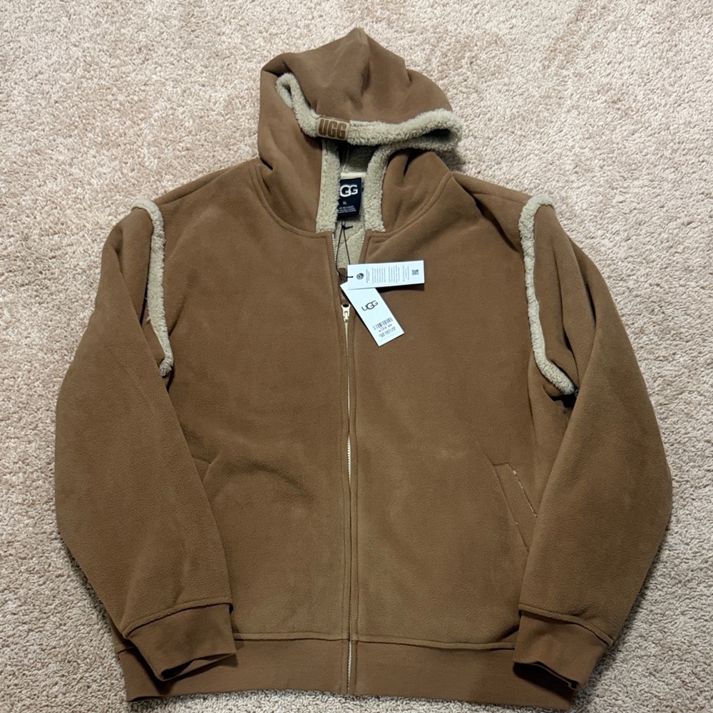UGG Brown Hooded Jacket